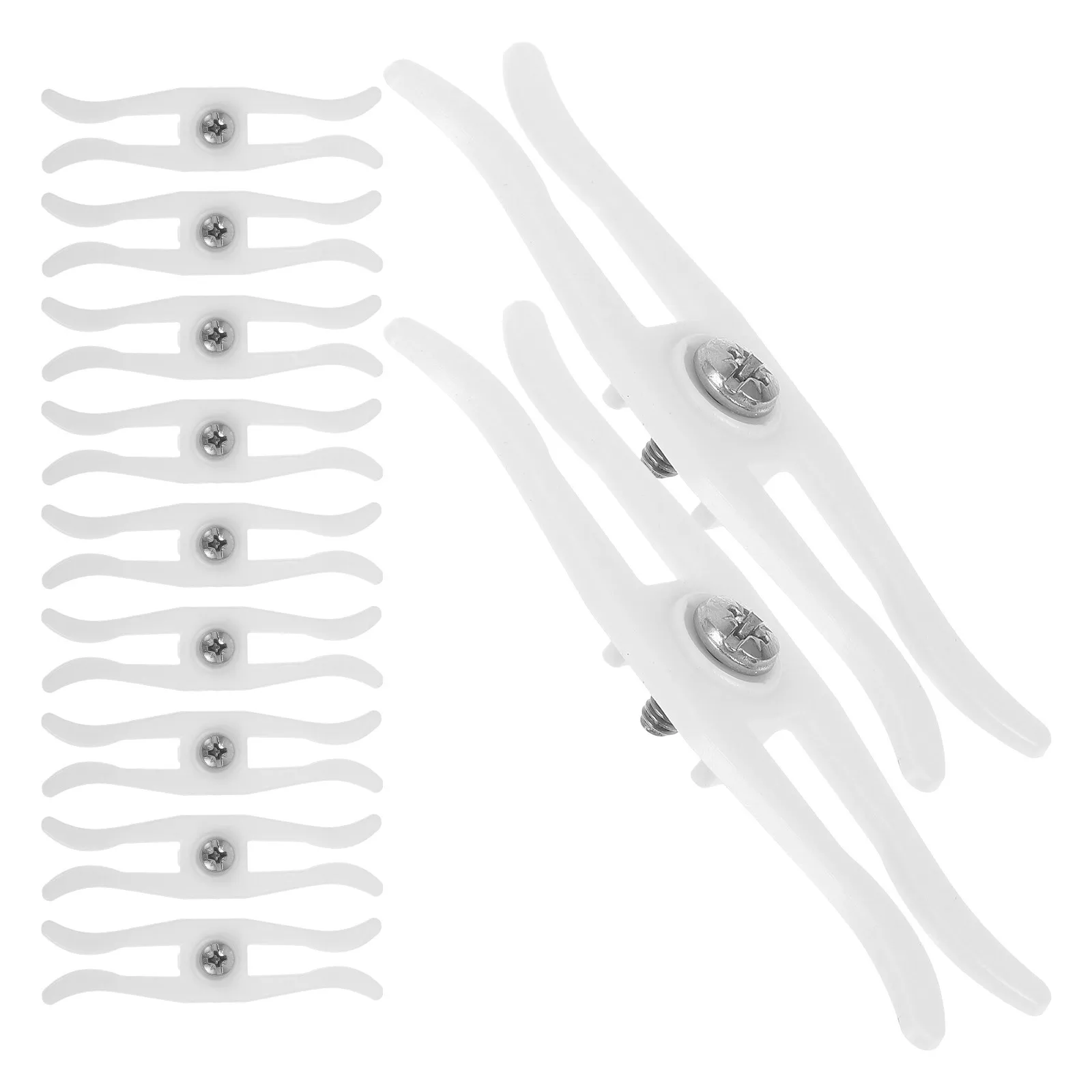 20Pcs Anti Rebound Curtain Hardware Plastic Rail End Stopper Ceiling Wall Mount Double Head Track Fixing Accessory for Smooth
20Pcs Anti Rebound Curtain Hardware Plastic Rail End Stopper Ceiling Wall Mount Double Head Track Fixing Accessory for Smooth