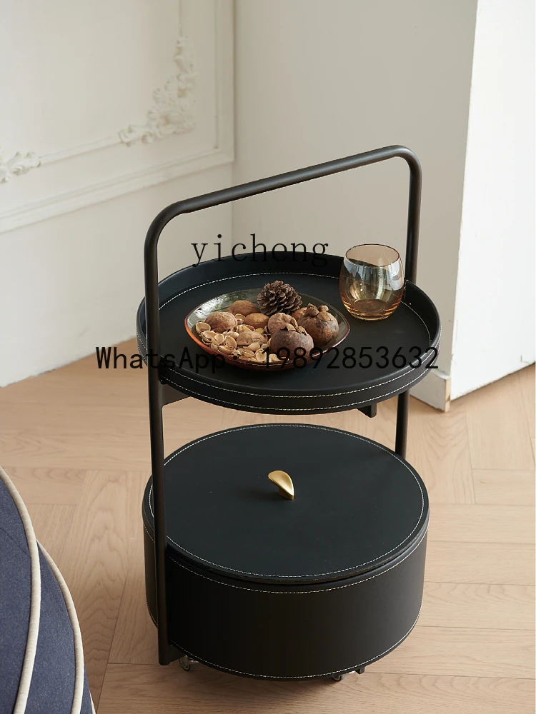 Cart Sofa Edge Mini Corner Table Light Luxury Handmade Saddle Leather Storage Movable Creative Bedside Table
Cart Sofa Edge Mini Corner Table Light Luxury Handmade Saddle Leather Storage Movable Creative Bedside Table