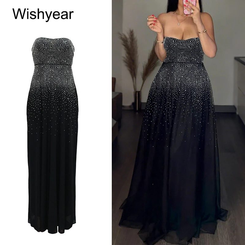 Новое роскошное вечернее платье со стразами для женщин, сексуальное, с открытыми плечами, без спинки, длинное макси-платье, женское, 2026, для дня рождения, выпускного вечера, Vestidos
Новое роскошное вечернее платье со стразами для женщин, сексуальное, с открытыми плечами, без спинки, длинное макси-платье, женское, 2026, для дня рождения, выпускного вечера, Vestidos