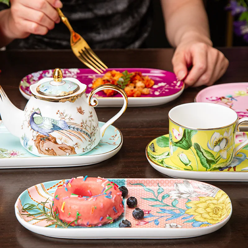 HYS dessert plate restaurant afternoon tea dessert plate bone china dish plate
HYS dessert plate restaurant afternoon tea dessert plate bone china dish plate