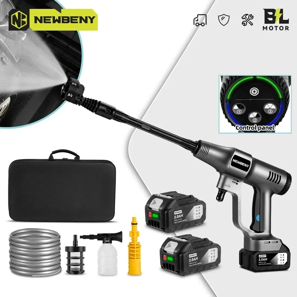 200Bar Brushless Electric High Pressure Washer 3 Gear Cordless Car Garden Cleaning Spray Gun Tool For Makita 18V Battery
200Bar Brushless Electric High Pressure Washer 3 Gear Cordless Car Garden Cleaning Spray Gun Tool For Makita 18V Battery