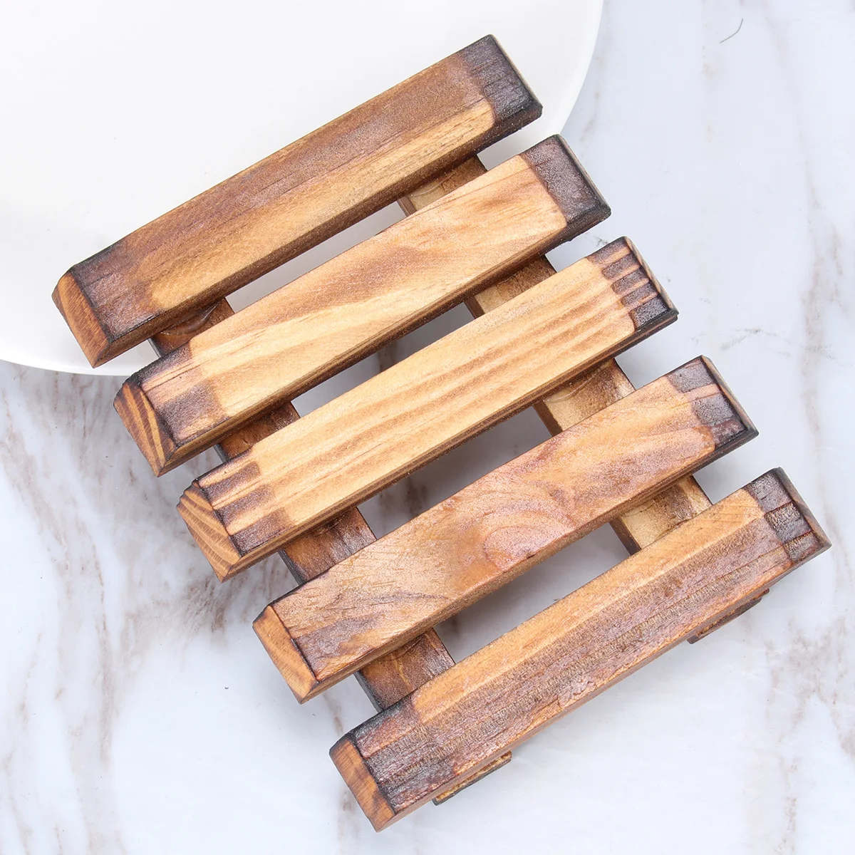 Vintage Style Wooden Holder Unique Shape Tray With Drain Design Soap Dish For Bathroom Kitchen Countertop Extend Soap
Vintage Style Wooden Holder Unique Shape Tray With Drain Design Soap Dish For Bathroom Kitchen Countertop Extend Soap