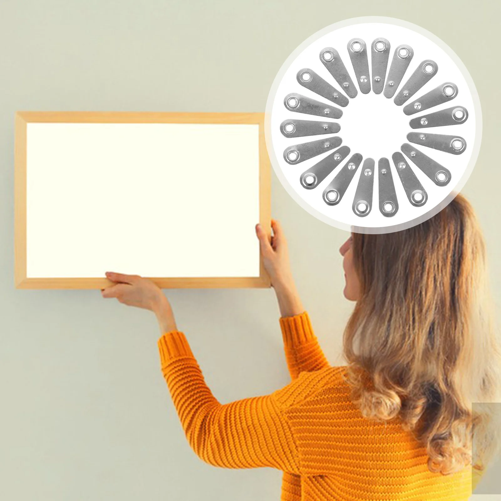 1000Pcs Photo Frame Backing Clips Metal Turn Buttons Small Picture Frame Fasteners Picture Turn Button Photo Fixing Buttons
1000Pcs Photo Frame Backing Clips Metal Turn Buttons Small Picture Frame Fasteners Picture Turn Button Photo Fixing Buttons