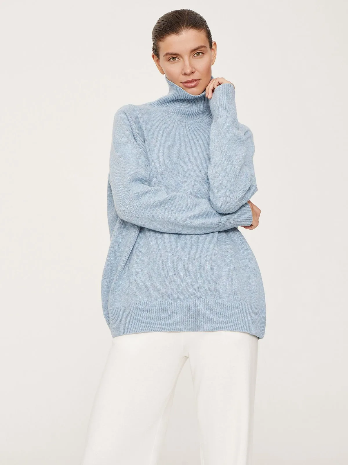 Women's Knitted Sweater Vintage Turtleneck Warm Pullover Candy Color Green Oversized Solid Soft Jumper for Women 2023
Women's Knitted Sweater Vintage Turtleneck Warm Pullover Candy Color Green Oversized Solid Soft Jumper for Women 2023
