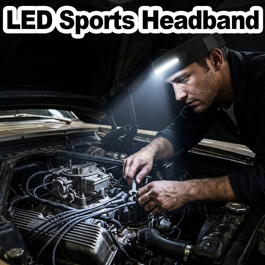 Rechargeable Headscarf Led Sports Headband Black Cotton Elastic Adjustable Non Slip Usb Gift Home Art Deco Room Gym Men Run Top
Rechargeable Headscarf Led Sports Headband Black Cotton Elastic Adjustable Non Slip Usb Gift Home Art Deco Room Gym Men Run Top