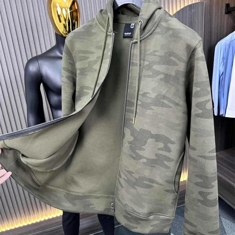 Camouflage Knitted Comfortable Men's Casual Spring Hoodie Open Cardigan Breathable Versatile Sporty Streetwear Spring 2023
Camouflage Knitted Comfortable Men's Casual Spring Hoodie Open Cardigan Breathable Versatile Sporty Streetwear Spring 2023