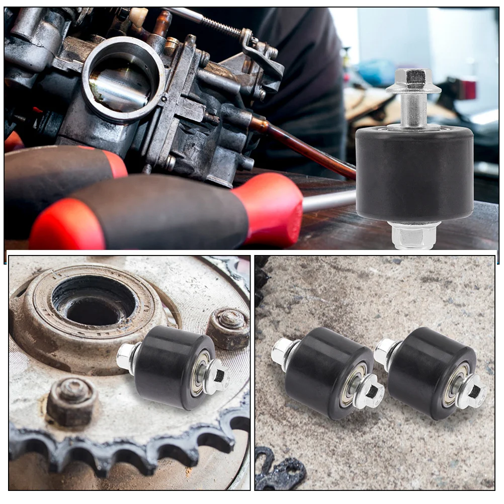 2Pcs Chain Tensioner Guide Roller Pulley Reliable Motorcycle Chain Roller Wheel Ensure Proper Tension Stability Improve Riding
2Pcs Chain Tensioner Guide Roller Pulley Reliable Motorcycle Chain Roller Wheel Ensure Proper Tension Stability Improve Riding