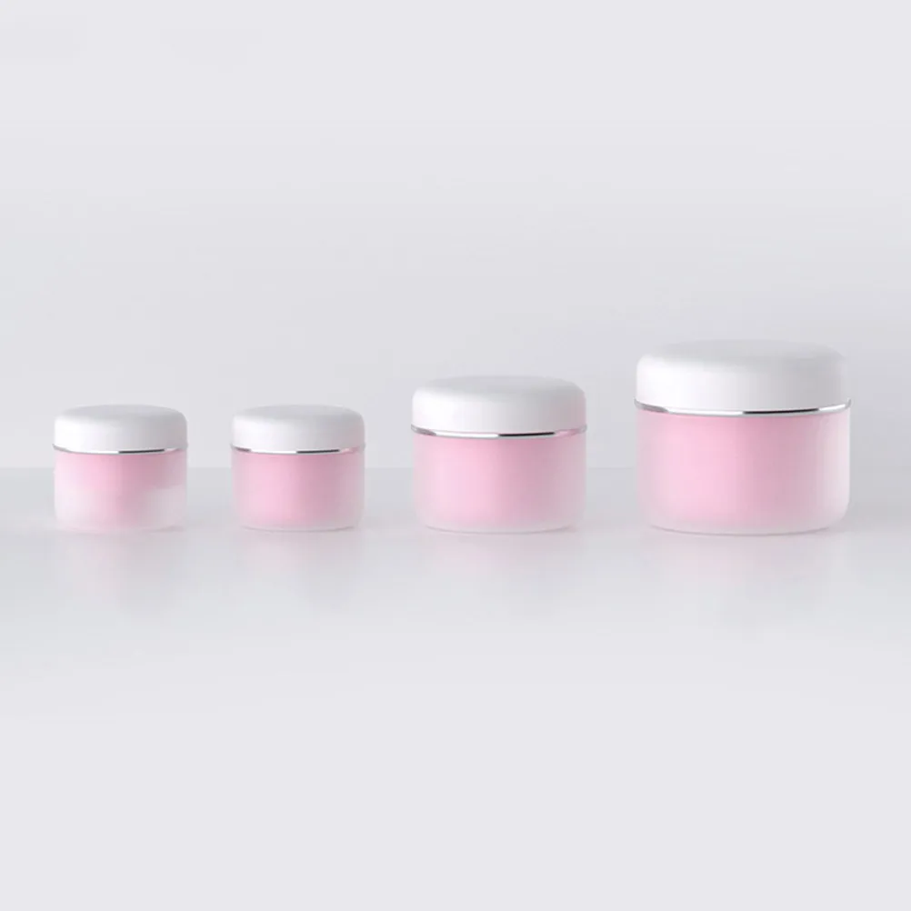 4pcs Pp Storage Containers Travel Lotion Empty Sample Bottles For Face Cream Eye Cream Sub Packing Bottles 
4pcs Pp Storage Containers Travel Lotion Empty Sample Bottles For Face Cream Eye Cream Sub Packing Bottles