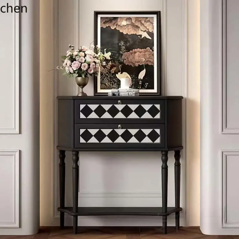 HXL solid wood entry living room against the wall extremely narrow decorative cabinet medieval bucket cabinet
HXL solid wood entry living room against the wall extremely narrow decorative cabinet medieval bucket cabinet