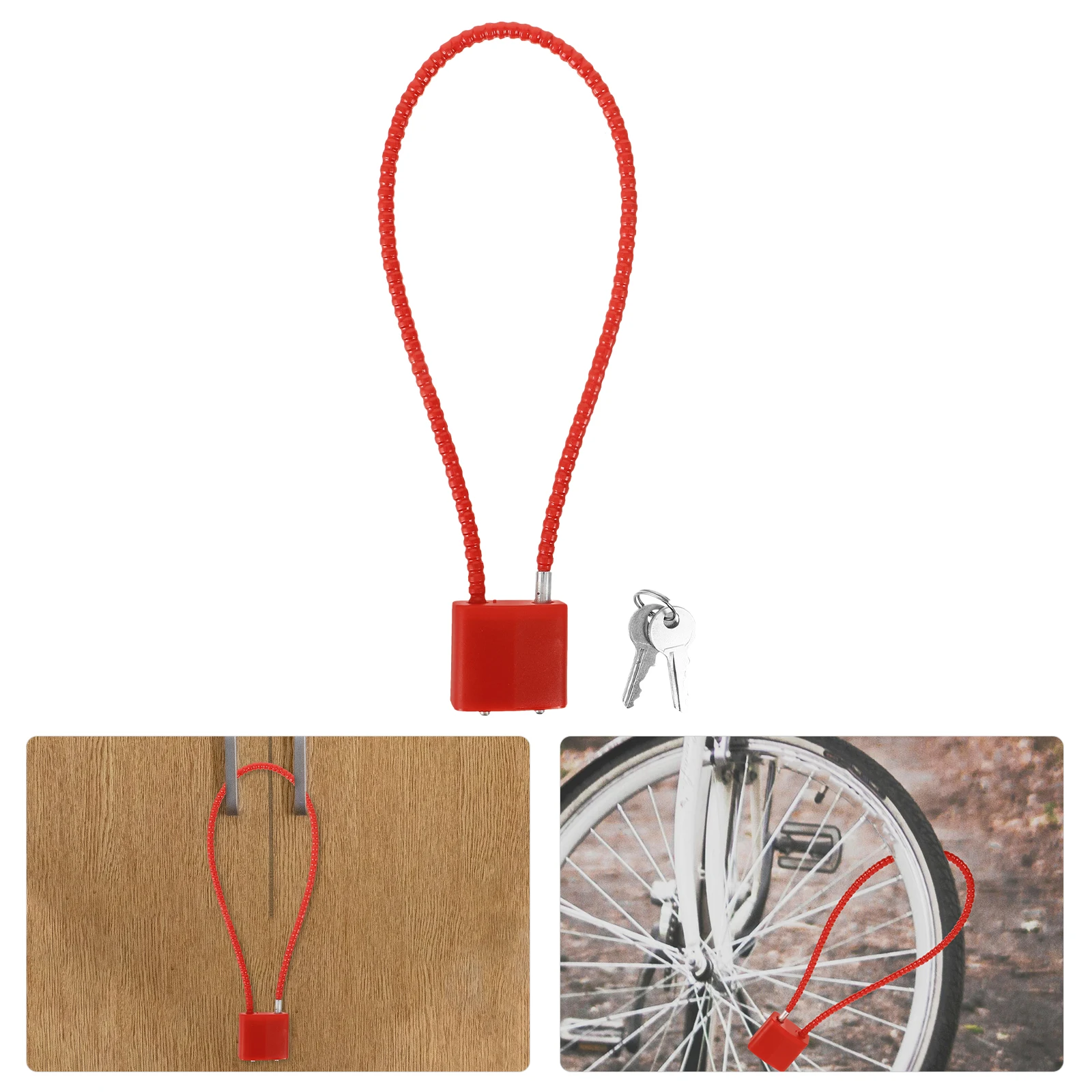 Heavy Duty Metal Cable Lock With Key For Bike Cabinet Door Stroller Luggage Kayak Snowboard Backpack Fridge Gate Locker Wardrobe
Heavy Duty Metal Cable Lock With Key For Bike Cabinet Door Stroller Luggage Kayak Snowboard Backpack Fridge Gate Locker Wardrobe