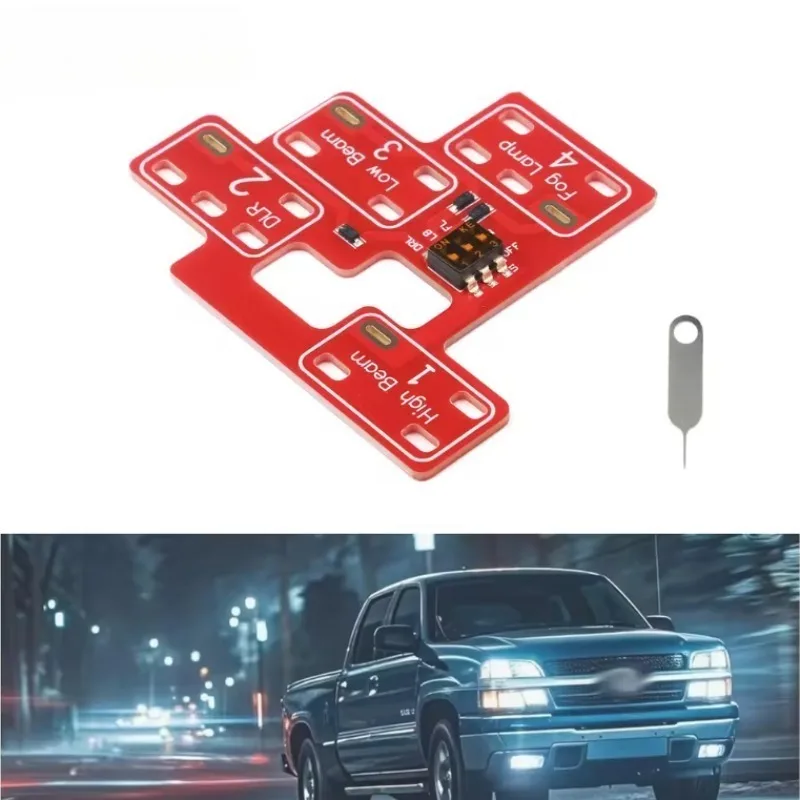 Fog Lamp Low High Beams and DRL Lamp Circuit Board Applicable for 2003-2007 Chevy Silverado GMC Sierra 1500/2500/3500 Accessory
Fog Lamp Low High Beams and DRL Lamp Circuit Board Applicable for 2003-2007 Chevy Silverado GMC Sierra 1500/2500/3500 Accessory