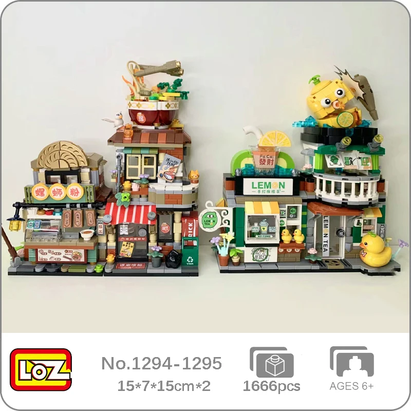 LOZ Chinese Cooking Food Liuzhou Luosifen Lemon Tea Drink River Snail Rice Noodles Street Mini Blocks Bricks Building Toy No Box
LOZ Chinese Cooking Food Liuzhou Luosifen Lemon Tea Drink River Snail Rice Noodles Street Mini Blocks Bricks Building Toy No Box