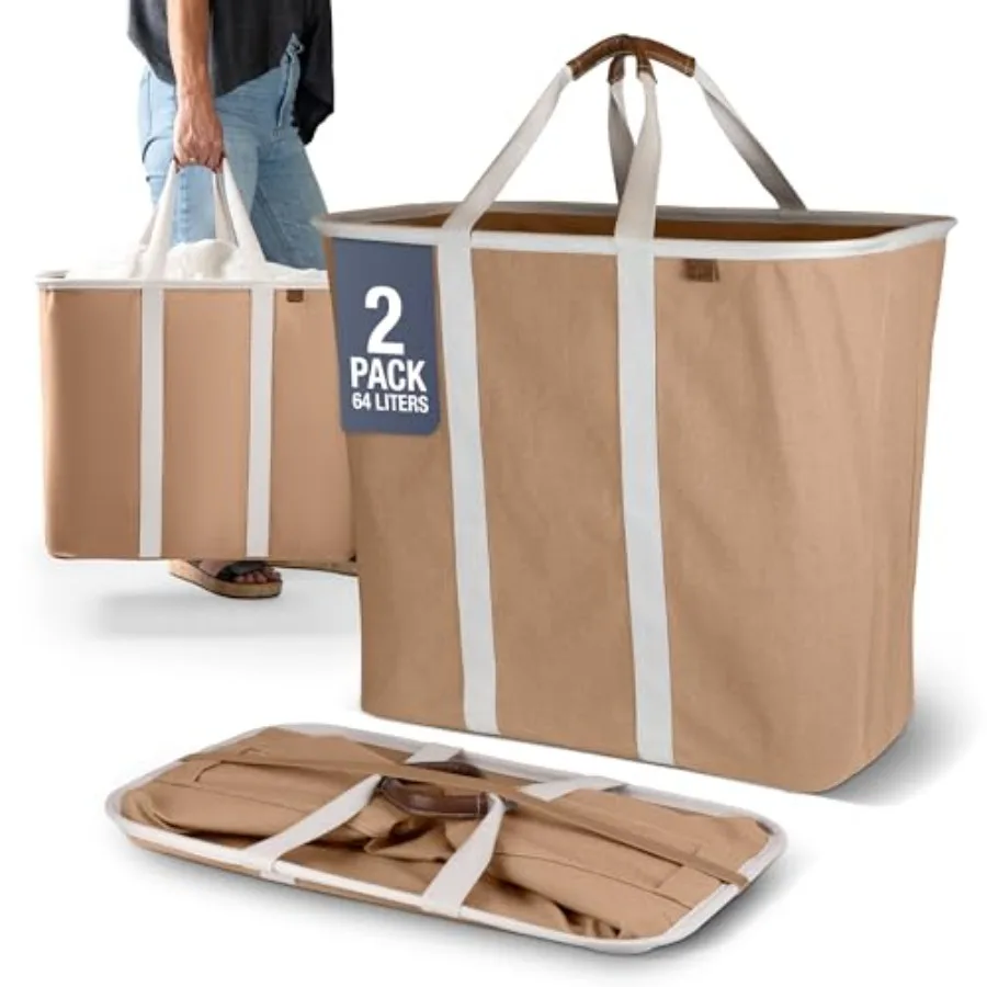 Collapsible Laundry Caddy Foldable Laundry Hamper and Tote, XXL 64L Pop-Up Laundry Basket with Handles, Space-Saving Laundry Or
Collapsible Laundry Caddy Foldable Laundry Hamper and Tote, XXL 64L Pop-Up Laundry Basket with Handles, Space-Saving Laundry Or
