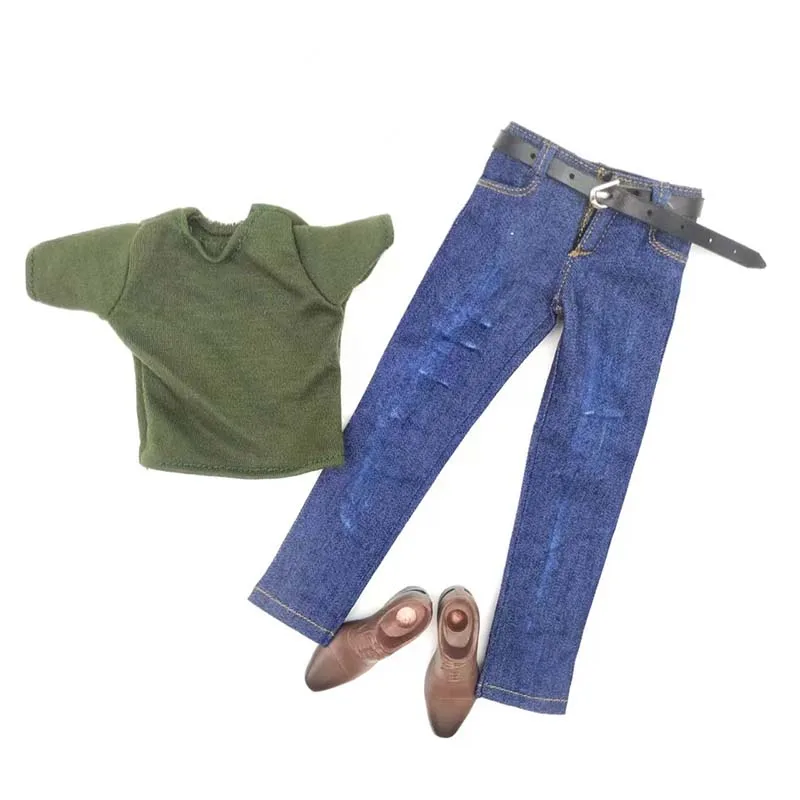 Custom 1/6 Male Soldier Figures Green Vest with Jeans Leather Shoes Belt Clothes Set for 12in Action Figure Doll Accessory
Custom 1/6 Male Soldier Figures Green Vest with Jeans Leather Shoes Belt Clothes Set for 12in Action Figure Doll Accessory
