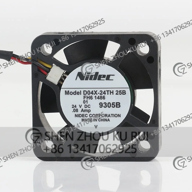 Japan Nidec 5V 12V 48V DC 24V 0.08A AC EC 4010 40X40X10MM 4CM three-wire D04X-24TH 25B copier axial flow CPU chassis cooling fan
Japan Nidec 5V 12V 48V DC 24V 0.08A AC EC 4010 40X40X10MM 4CM three-wire D04X-24TH 25B copier axial flow CPU chassis cooling fan