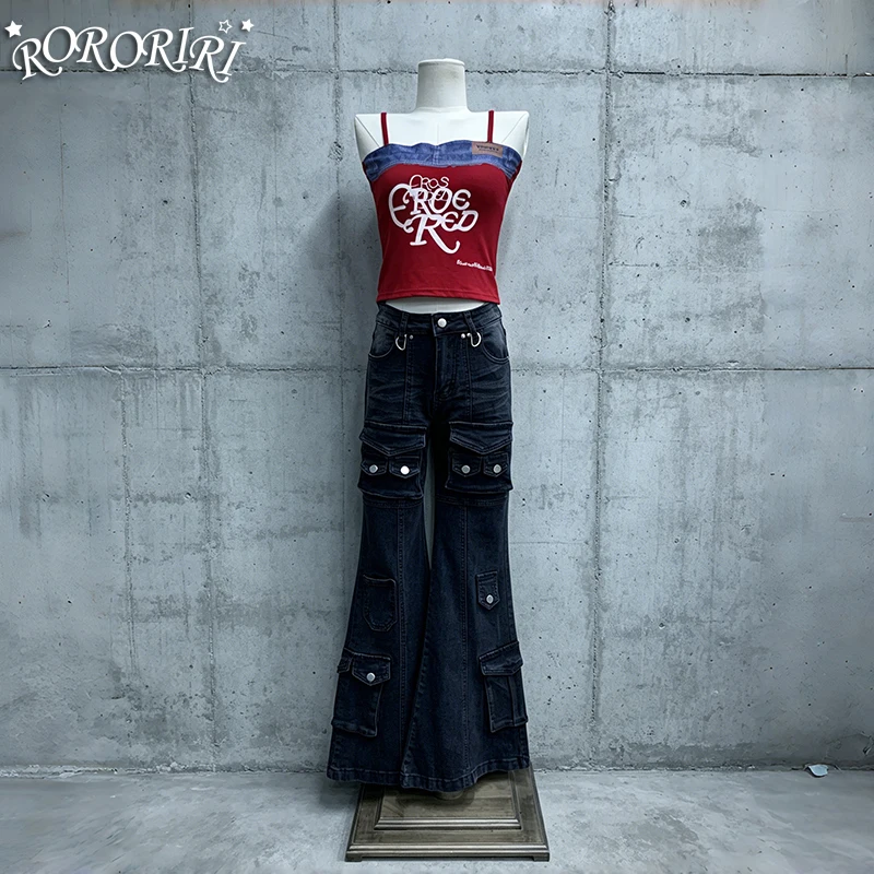 RORORIRI Distressed Women Cargo Denim Pants Alt Grunge Skinny Stretchy High Waist Multi-pockets Bootcut Jeans Vintage Streetwear
RORORIRI Distressed Women Cargo Denim Pants Alt Grunge Skinny Stretchy High Waist Multi-pockets Bootcut Jeans Vintage Streetwear