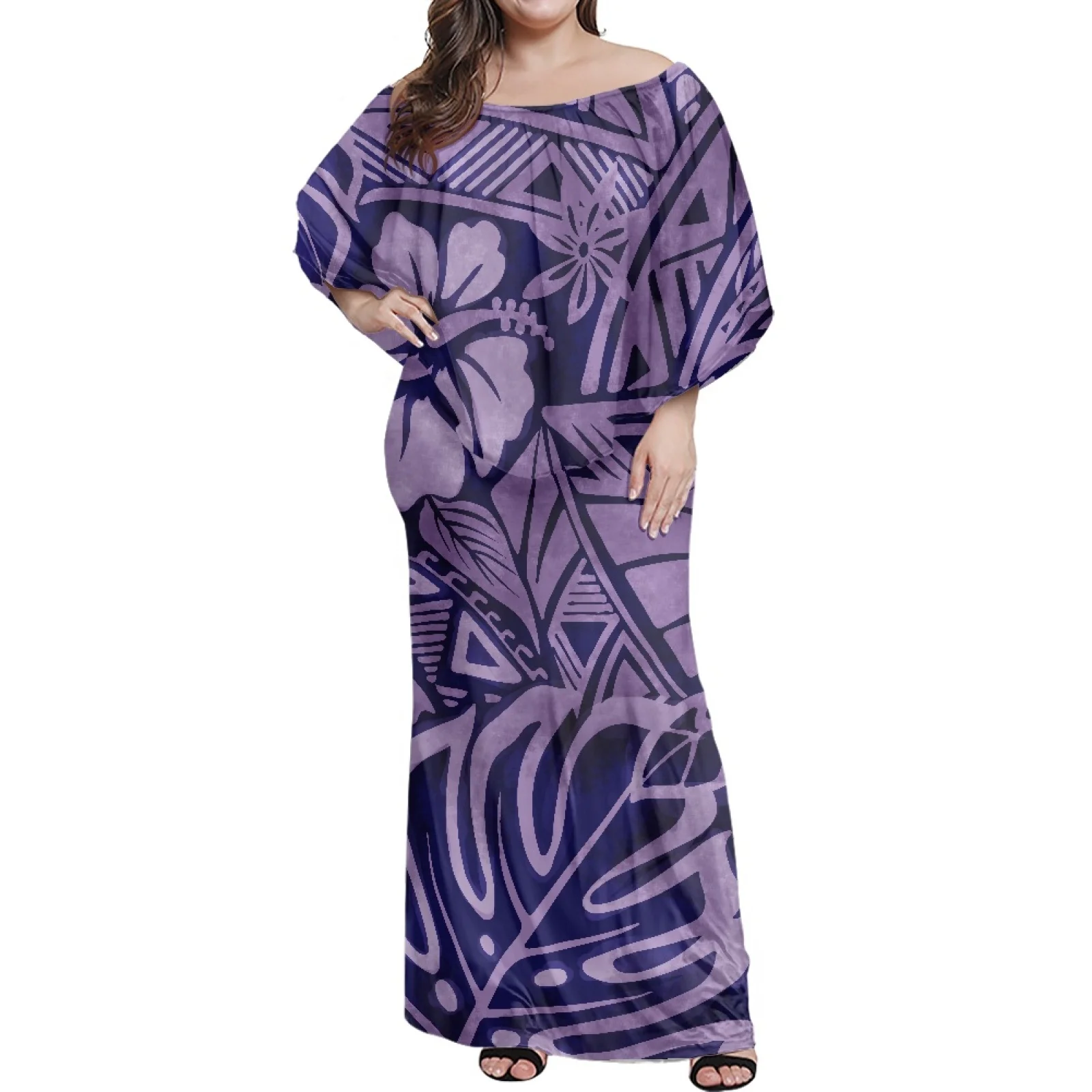 Casual And Comfortable Banquet Dress Summer Women's 4XL Stylish Sexy Shawl Polynesian Tribal Print Spring And Autumn Ball Dress
Casual And Comfortable Banquet Dress Summer Women's 4XL Stylish Sexy Shawl Polynesian Tribal Print Spring And Autumn Ball Dress