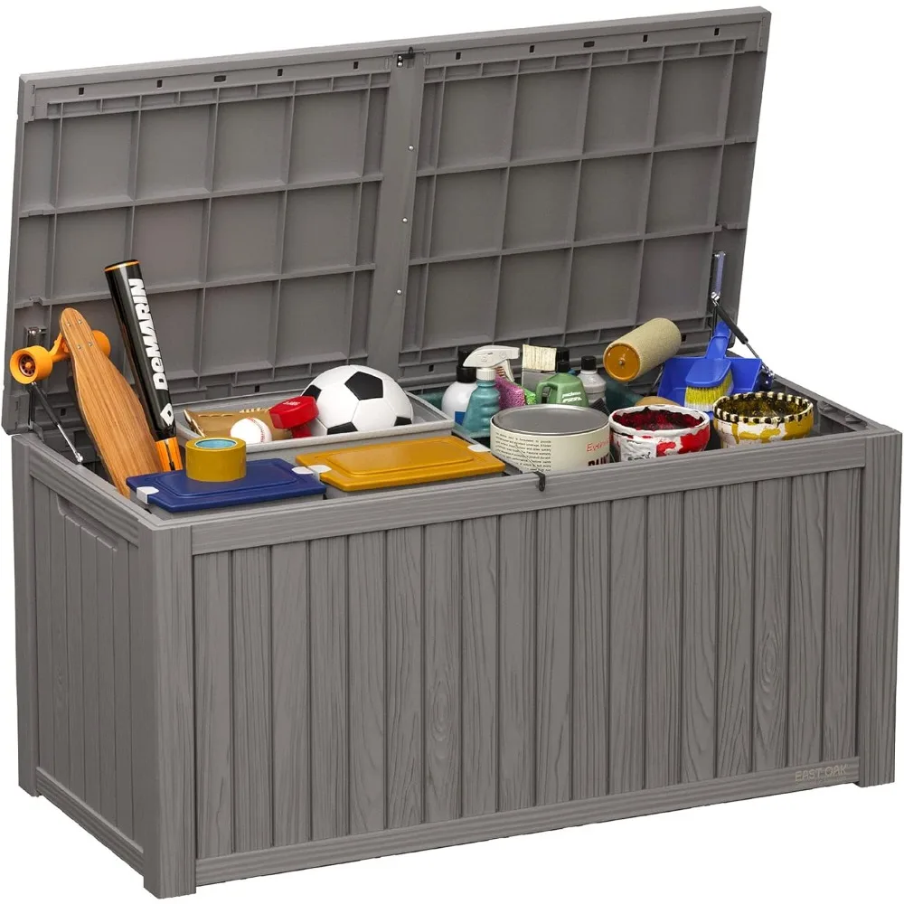 Outdoor Storage Box, 180 Gallon Deck Box, Large Resin Storage Bin for Patio Cushions, Gardening Tools
Outdoor Storage Box, 180 Gallon Deck Box, Large Resin Storage Bin for Patio Cushions, Gardening Tools