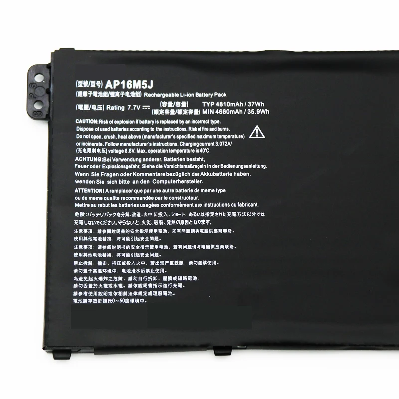 For acer Aspire 5 AP16M5J A515-51 ES1-523 N17Q4 AP16M5J notebook battery new originals
For acer Aspire 5 AP16M5J A515-51 ES1-523 N17Q4 AP16M5J notebook battery new originals