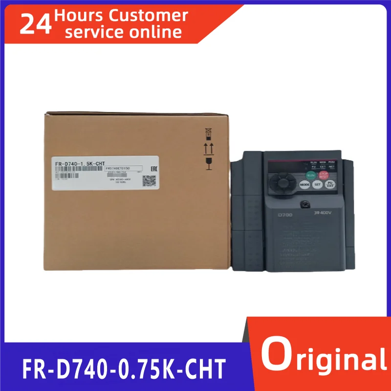 Новинка, оригинальный преобразователь частоты, Φ FR-D740-0.4K-CHT FR-D740-0.75K-CHT FR-D740-1.5K-CHT FR-D740-2.2K-CHT 
Новинка, оригинальный преобразователь частоты, Φ FR-D740-0.4K-CHT FR-D740-0.75K-CHT FR-D740-1.5K-CHT FR-D740-2.2K-CHT
