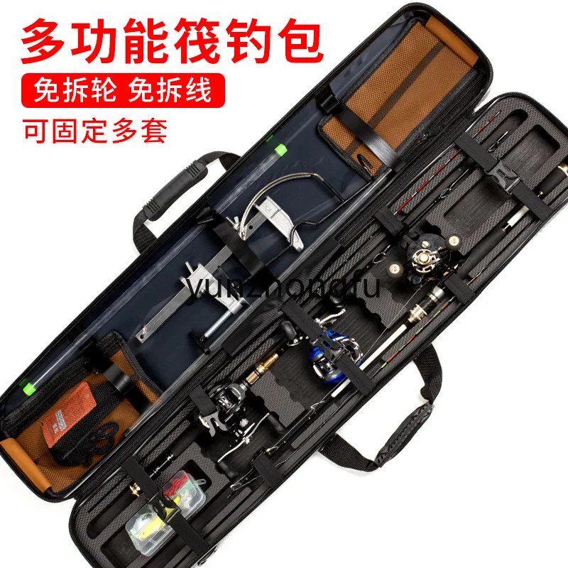 Hard Shell Fishing Rod Pack Multi-Functional Raft Fishing Pack Detachable-Free Bridge Raft Lure Ice Fishing
Hard Shell Fishing Rod Pack Multi-Functional Raft Fishing Pack Detachable-Free Bridge Raft Lure Ice Fishing