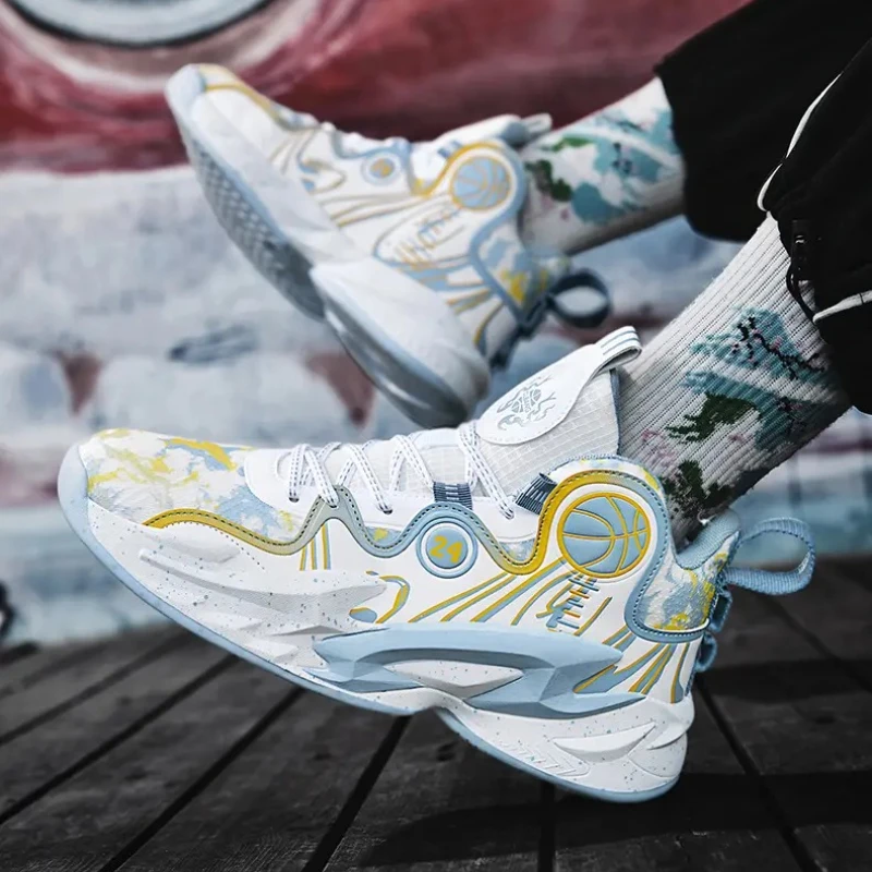 Basketball Shoes Professional Men Athletic Cushioned Sports Shoes High-Quality Sneaker Training Unisex Street Basketball Boots
Basketball Shoes Professional Men Athletic Cushioned Sports Shoes High-Quality Sneaker Training Unisex Street Basketball Boots