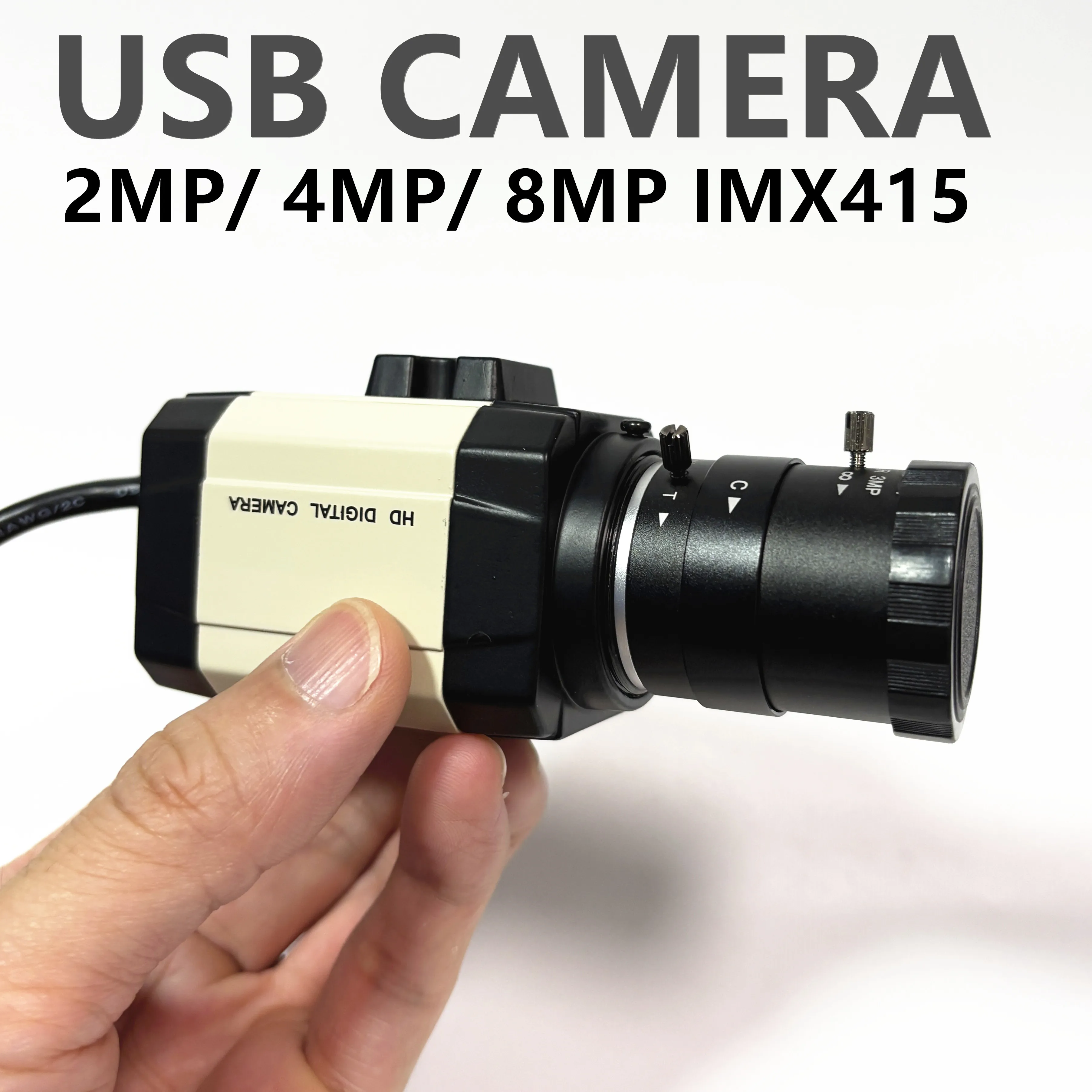 4K IMX415 2MP 4MP 30fps High Speed UVC USB Webcam 5x 2.8-12mm Varifocal Zoom Lens option IMX415 720P 1MP Mini USB Camera BOX
4K IMX415 2MP 4MP 30fps High Speed UVC USB Webcam 5x 2.8-12mm Varifocal Zoom Lens option IMX415 720P 1MP Mini USB Camera BOX