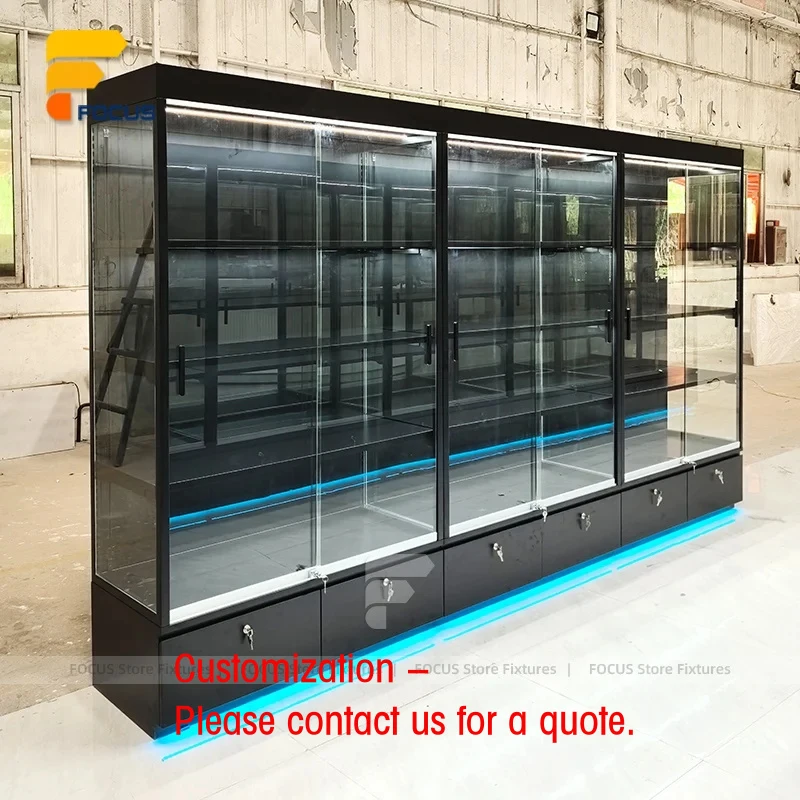 custom.LED Lighted Lockable Glass Display Cabinet with Tempered Glass Shelves Custom Retail Furniture
custom.LED Lighted Lockable Glass Display Cabinet with Tempered Glass Shelves Custom Retail Furniture