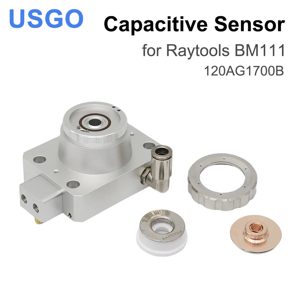 USGO Laser Capacitive Sensor TRA Ceramic Ring Lock Ring Nut Nozzle Connector for Raytools BMH111 Fiber Laser Head
USGO Laser Capacitive Sensor TRA Ceramic Ring Lock Ring Nut Nozzle Connector for Raytools BMH111 Fiber Laser Head