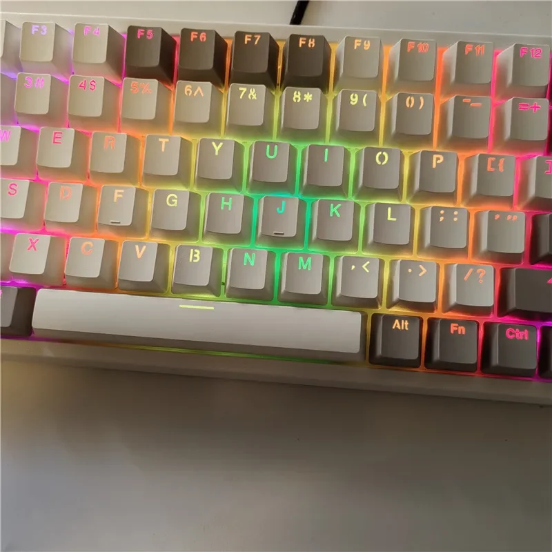 75, механическая клавиатура RGB Keycool mini84 с возможностью горячей замены, программируемый черный переключатель Gateron 
75, механическая клавиатура RGB Keycool mini84 с возможностью горячей замены, программируемый черный переключатель Gateron