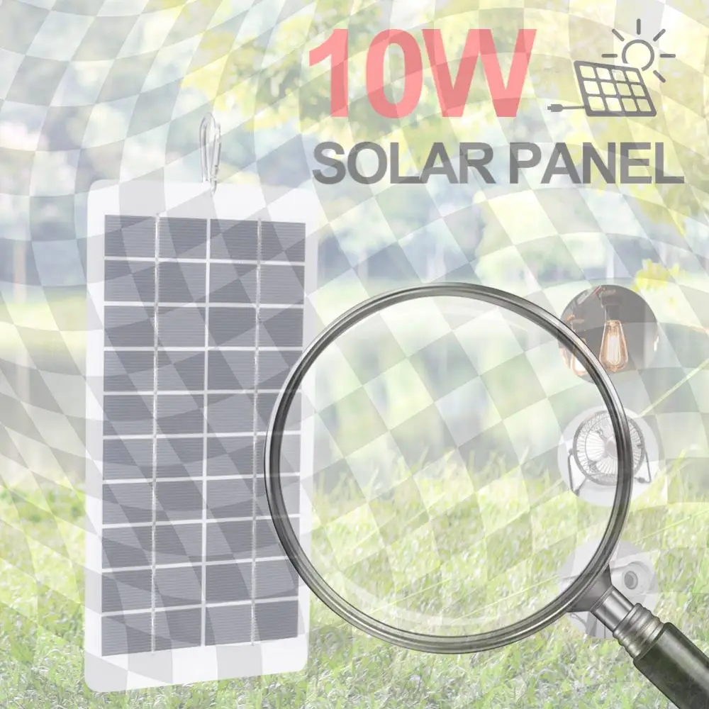 10W 5V Portable Solar Battery Charger USB Output 900MA Battery Charger Solar Panel Lightweight Scratchproof for Phone Power Bank
10W 5V Portable Solar Battery Charger USB Output 900MA Battery Charger Solar Panel Lightweight Scratchproof for Phone Power Bank
