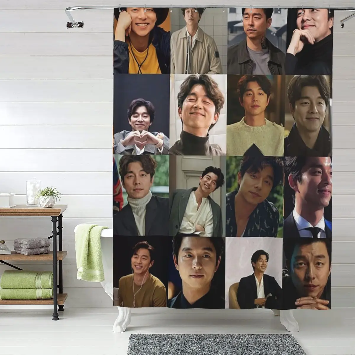 Водонепроницаемая шторка для душа Gong Yoo 1 из полиэстера с крючками
Водонепроницаемая шторка для душа Gong Yoo 1 из полиэстера с крючками