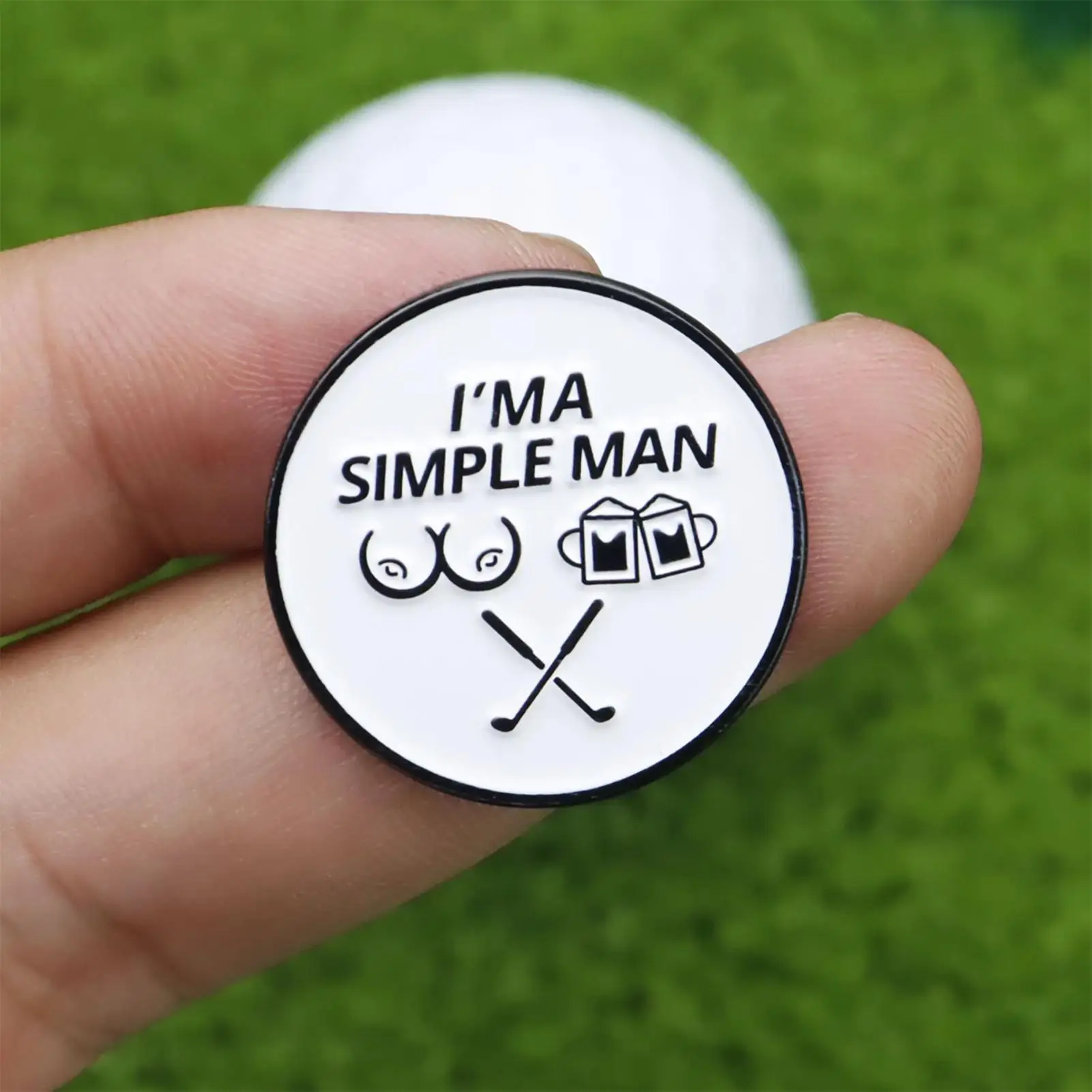 1pcs Golf Accessories Metal Magnetic Hat Clip With Ball Marker Set Golfer Gifts For Match Outdoor Indoor Course Practice Range
1pcs Golf Accessories Metal Magnetic Hat Clip With Ball Marker Set Golfer Gifts For Match Outdoor Indoor Course Practice Range