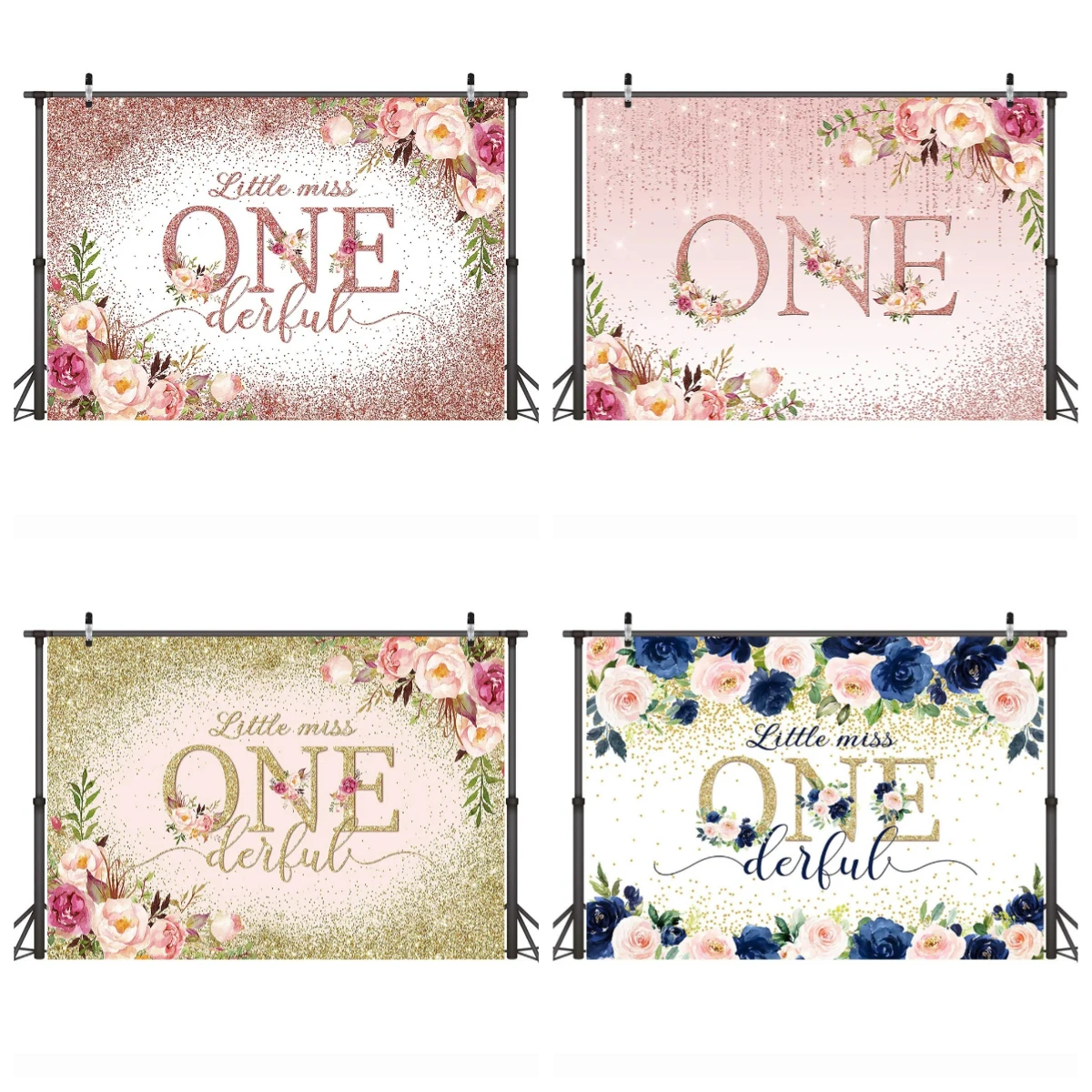 Little Miss Onederful Party Backdrops Girls 1st Happy Birthday Cake Table Photo Background Flowers Shiny Photography background
Little Miss Onederful Party Backdrops Girls 1st Happy Birthday Cake Table Photo Background Flowers Shiny Photography background