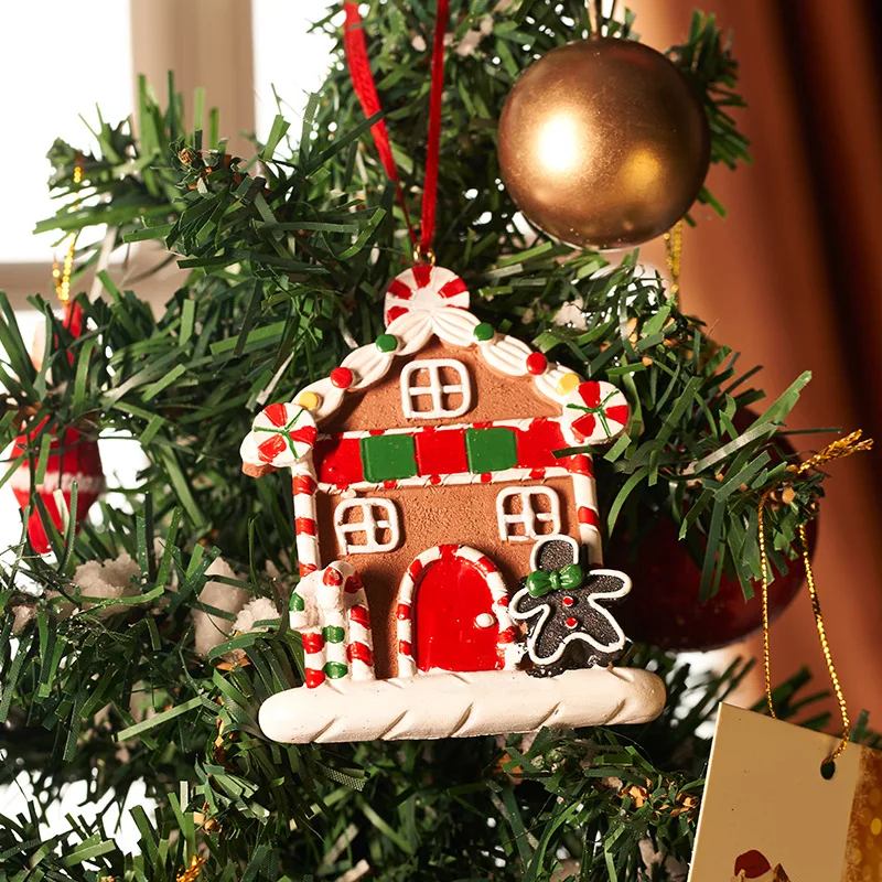 European-style Christmas new Christmas tree pendant pendant pendant candy gingerbread hut resin craft decoration
European-style Christmas new Christmas tree pendant pendant pendant candy gingerbread hut resin craft decoration