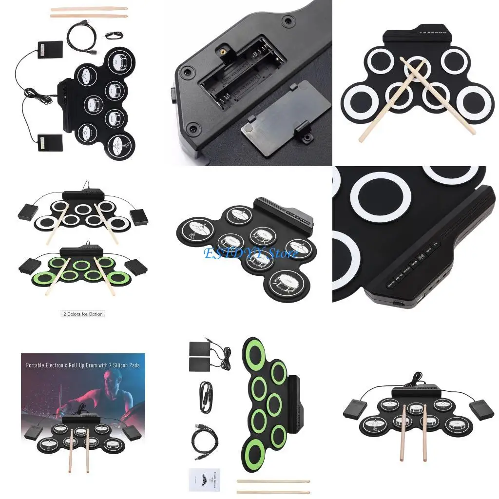 G6DE Portable Electronic Drum for Travel and Home Use USB Powered Sound Output
G6DE Portable Electronic Drum for Travel and Home Use USB Powered Sound Output