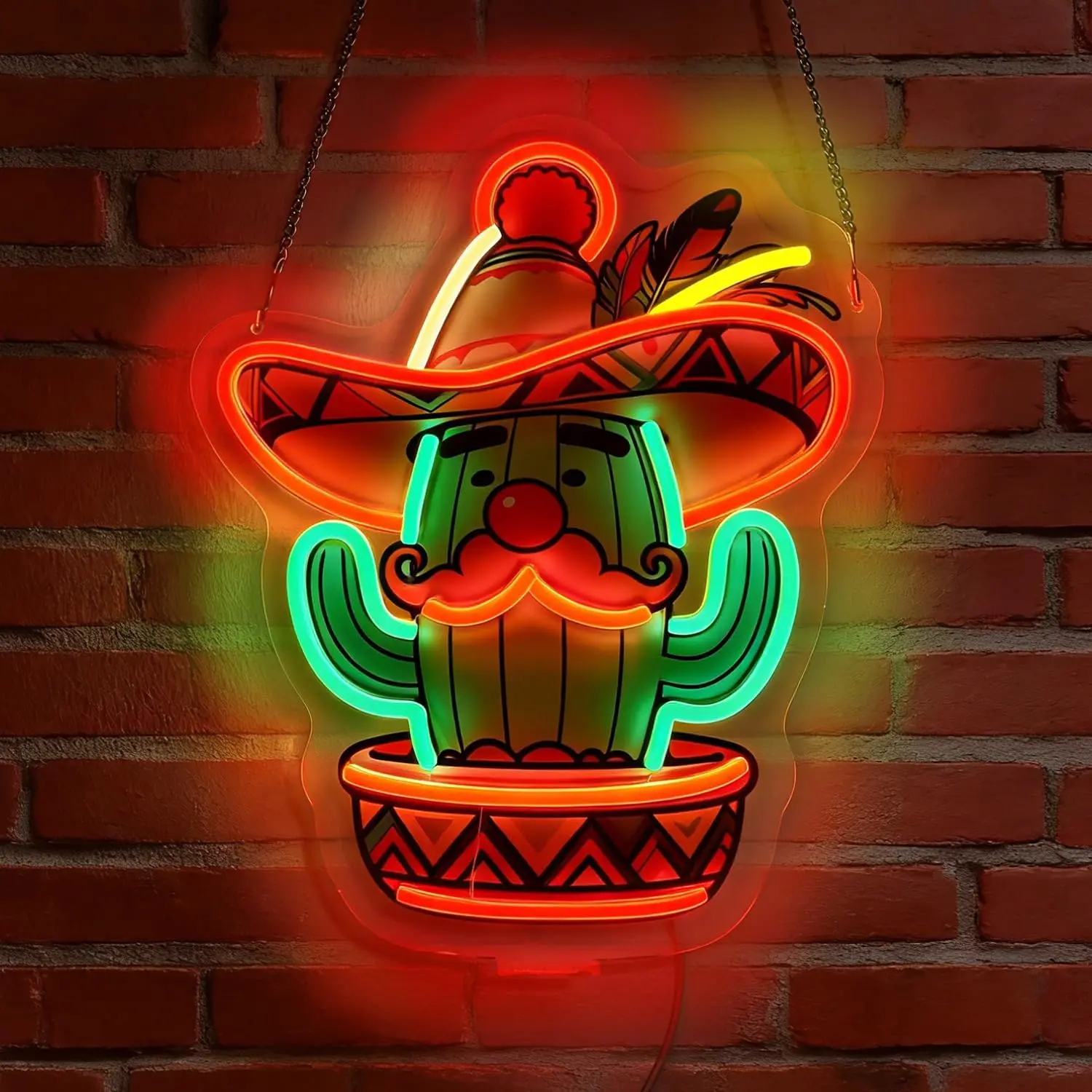 Cactus Neon Sign USB Powered Led Light for Hallway Garage Bar Gaming Room Cafe Drink Bar Shop Bedroom Decoration Art Wall Light
Cactus Neon Sign USB Powered Led Light for Hallway Garage Bar Gaming Room Cafe Drink Bar Shop Bedroom Decoration Art Wall Light