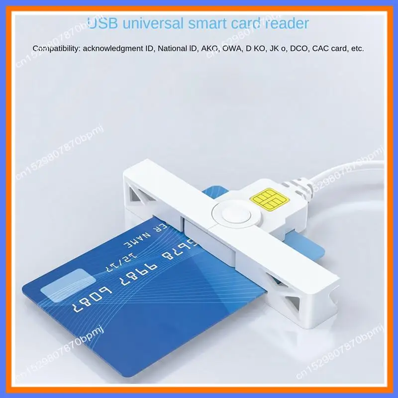 BAAE Smart Card Reader USB ATM Smart Card Reader Universal SIM Card Reader USB-CCID ISO Connector For Windows Linux USB White
BAAE Smart Card Reader USB ATM Smart Card Reader Universal SIM Card Reader USB-CCID ISO Connector For Windows Linux USB White