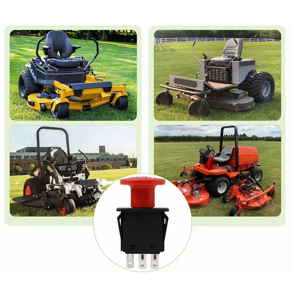 ABYA PTO Switches for Select and Crawler Mowers, Push Button Industrial Mower Switches
ABYA PTO Switches for Select and Crawler Mowers, Push Button Industrial Mower Switches