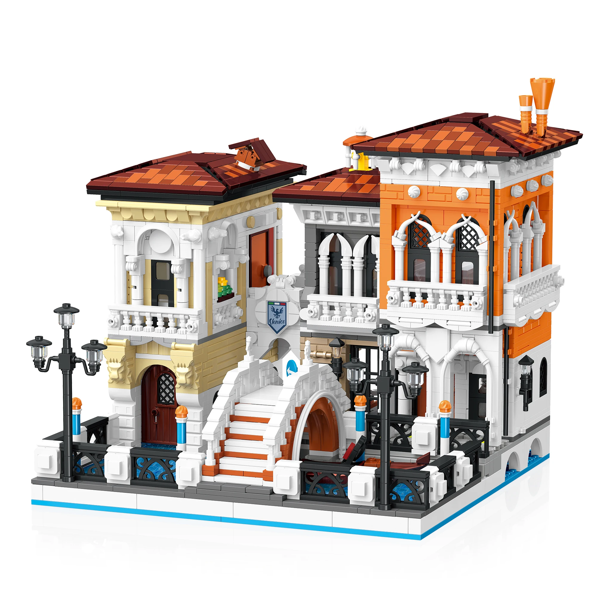 2926PCS Venice Villa Building Blocks Set, DIY Architectural Model Street Scene Ornament, House Assembly Toy, Kids Birthday Gift
2926PCS Venice Villa Building Blocks Set, DIY Architectural Model Street Scene Ornament, House Assembly Toy, Kids Birthday Gift