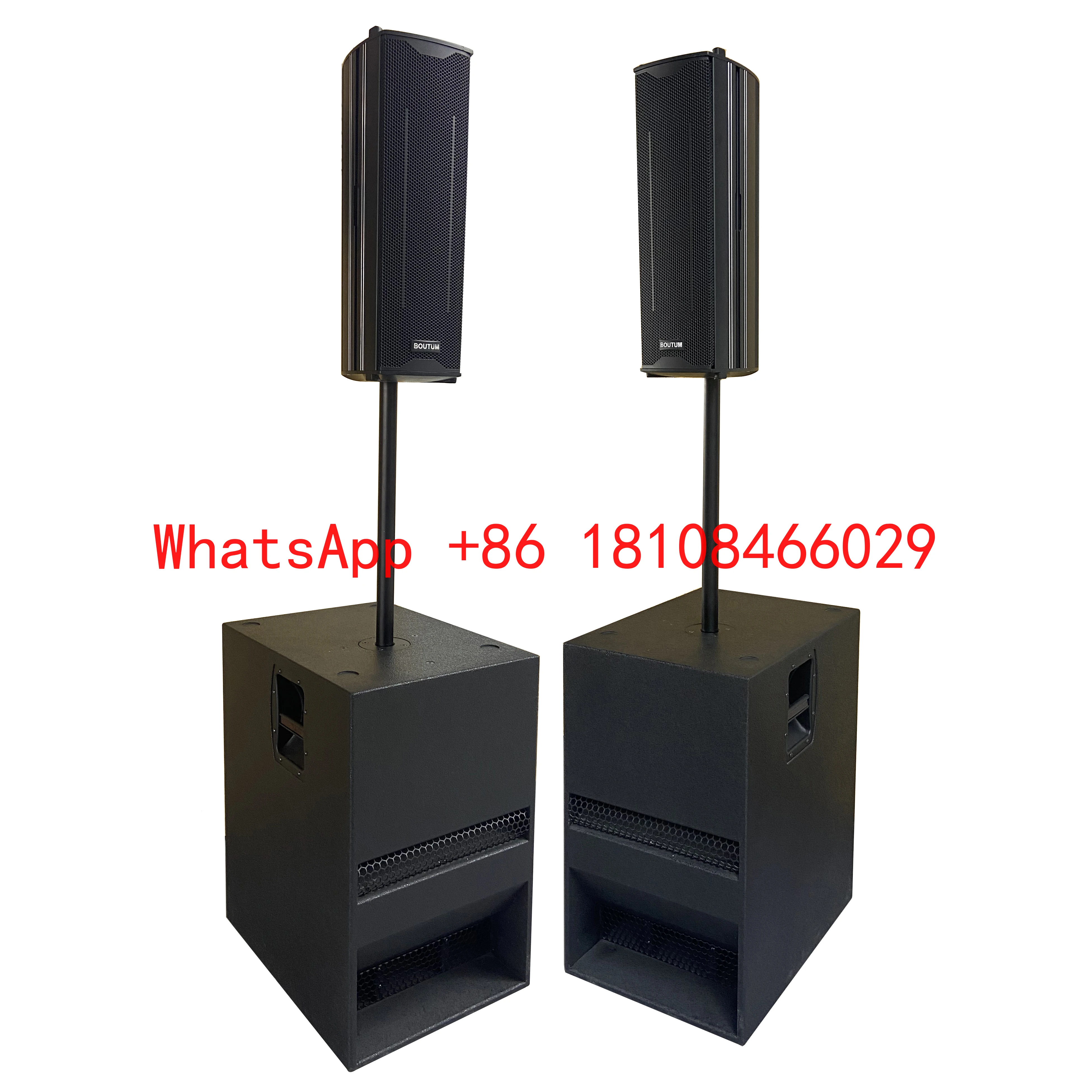 Professional 15 Inches 1000W+1000W Active Subwoofer 2x6.5 Inches 280W Columns Line Array Speaker for DJ PA System-Portable App
Professional 15 Inches 1000W+1000W Active Subwoofer 2x6.5 Inches 280W Columns Line Array Speaker for DJ PA System-Portable App