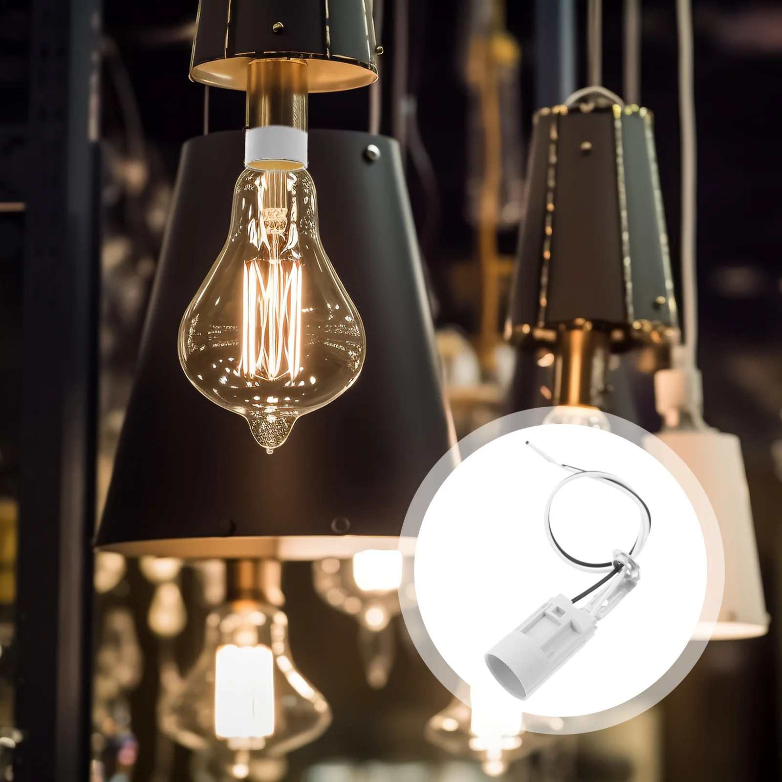 Crystal Lamp Holder E14 Base Socket For Lamp Fixture Plastic Zinc Alloy Copper Easy Install Safe Compatible Table Floor
Crystal Lamp Holder E14 Base Socket For Lamp Fixture Plastic Zinc Alloy Copper Easy Install Safe Compatible Table Floor