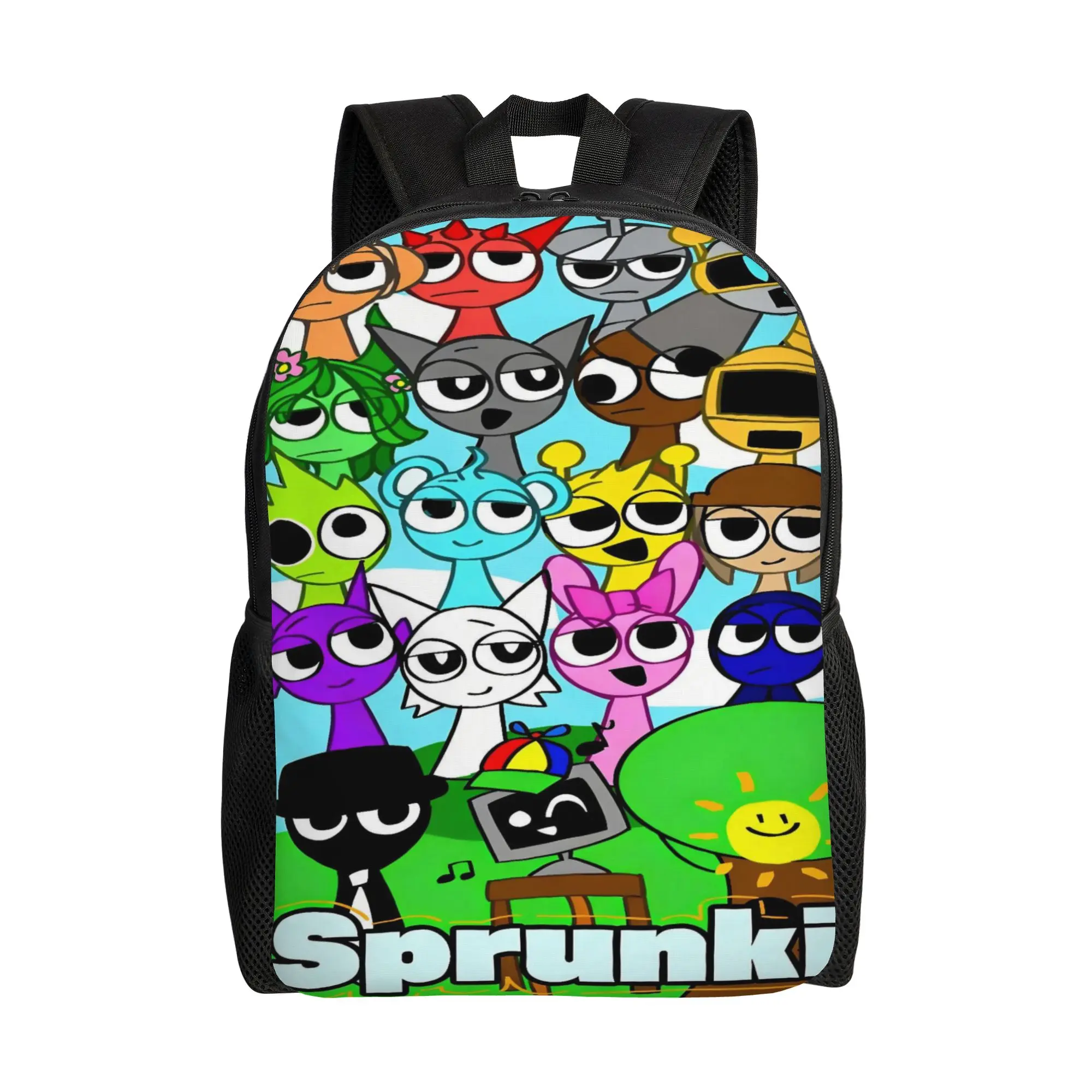 Sprunki Music Game Cartoon Backpack for Men Women Casual Student Hiking Travel Daypack Laptop Canvas Bags Gift
Sprunki Music Game Cartoon Backpack for Men Women Casual Student Hiking Travel Daypack Laptop Canvas Bags Gift