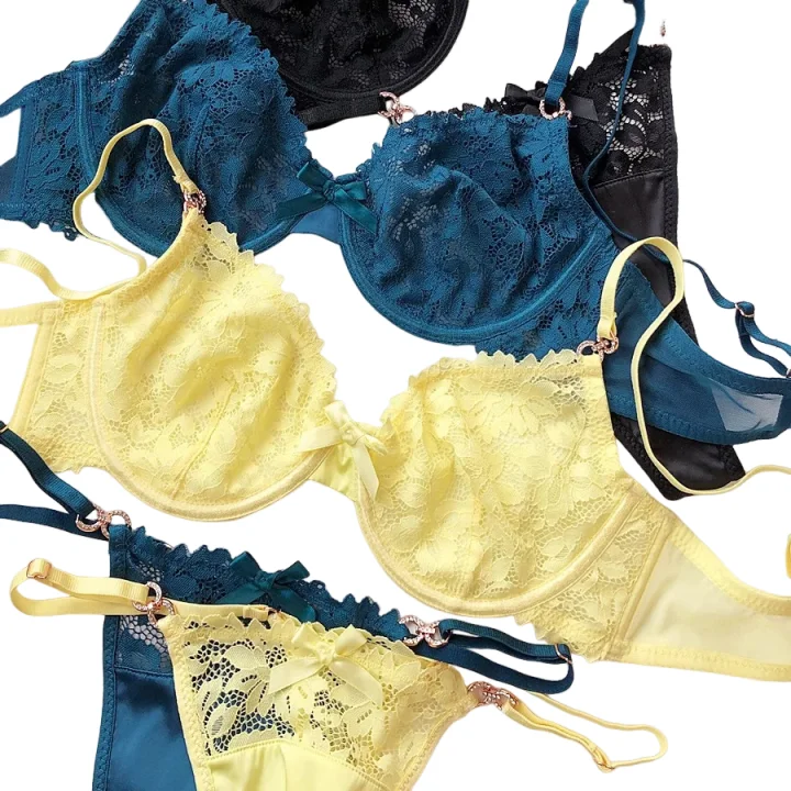 KUCLUT 5 Colors S-XL Ultrathin Lace Push Up Lingerie Set For Women Sexy Push Up Underwear Bra Panties Fashion Girls Intimates
KUCLUT 5 Colors S-XL Ultrathin Lace Push Up Lingerie Set For Women Sexy Push Up Underwear Bra Panties Fashion Girls Intimates