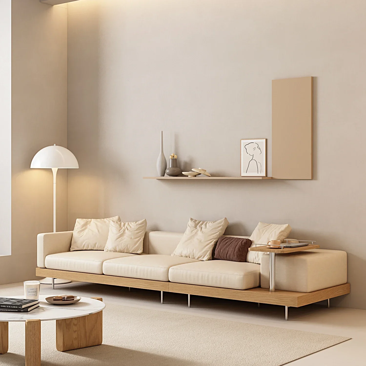 Wood Fabric Living Room Modern Minimalist Solid Wood Winter and Summer Dual-Use Sofa
Wood Fabric Living Room Modern Minimalist Solid Wood Winter and Summer Dual-Use Sofa