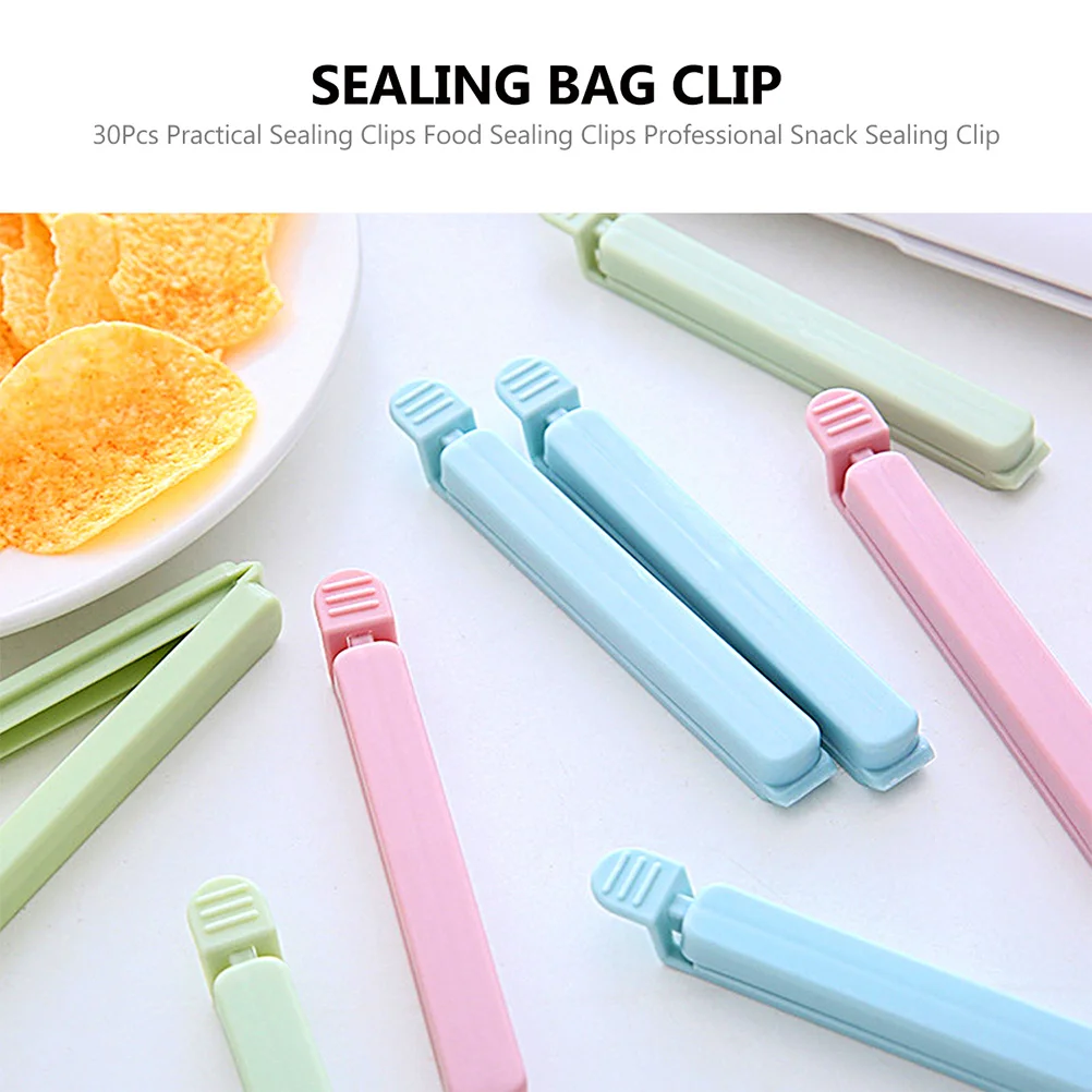 60Pcs Food Clips Premium PP Material Strong Grip Sealing for Snack Paper Plastic Bags Multi-Function Household Bag Clips
60Pcs Food Clips Premium PP Material Strong Grip Sealing for Snack Paper Plastic Bags Multi-Function Household Bag Clips