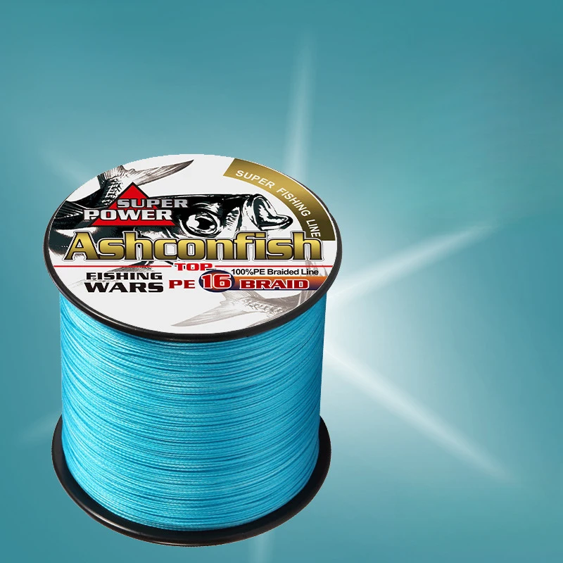 16-Strand 1000m Dyneema PE Line, 3mm 750LB, wear-resistant heavy duty braided cord for saltwater big game and tuna fishing
16-Strand 1000m Dyneema PE Line, 3mm 750LB, wear-resistant heavy duty braided cord for saltwater big game and tuna fishing