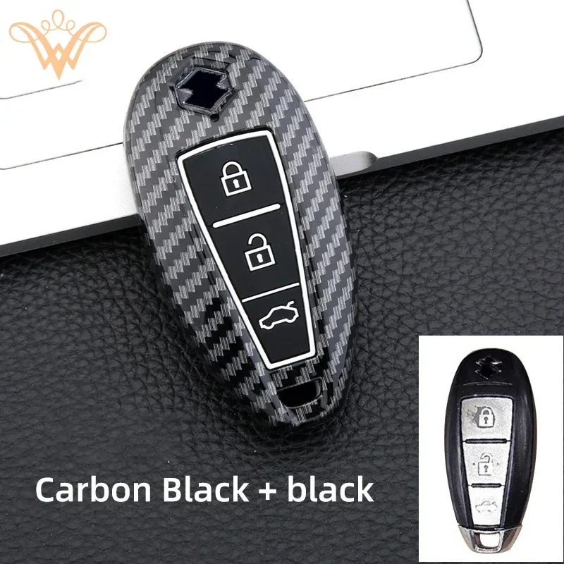 For Suzuki Baleno Ertiga Ciaz Ignis Kizashi Swift SX4 S-cross Vitars TPU Carbon Car Smart Key Cover Case Bag Protector Keychain
For Suzuki Baleno Ertiga Ciaz Ignis Kizashi Swift SX4 S-cross Vitars TPU Carbon Car Smart Key Cover Case Bag Protector Keychain