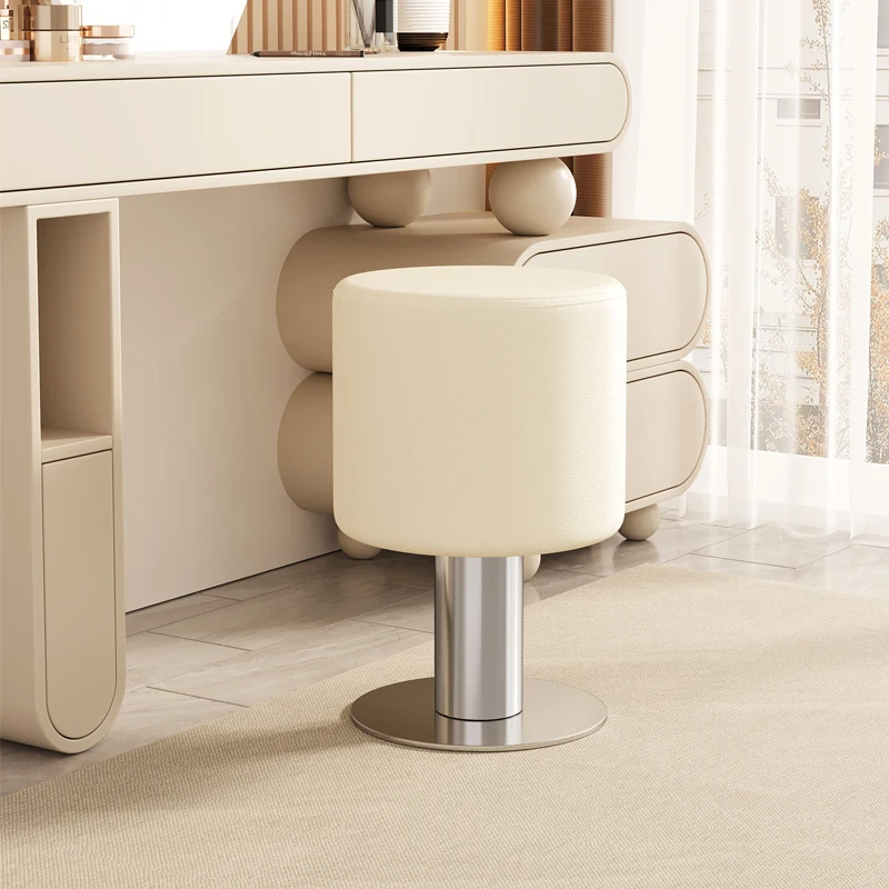 Light luxury dressing coffee table round stool Home bedroom makeup bench Ins metal living room shoe changing stool
Light luxury dressing coffee table round stool Home bedroom makeup bench Ins metal living room shoe changing stool