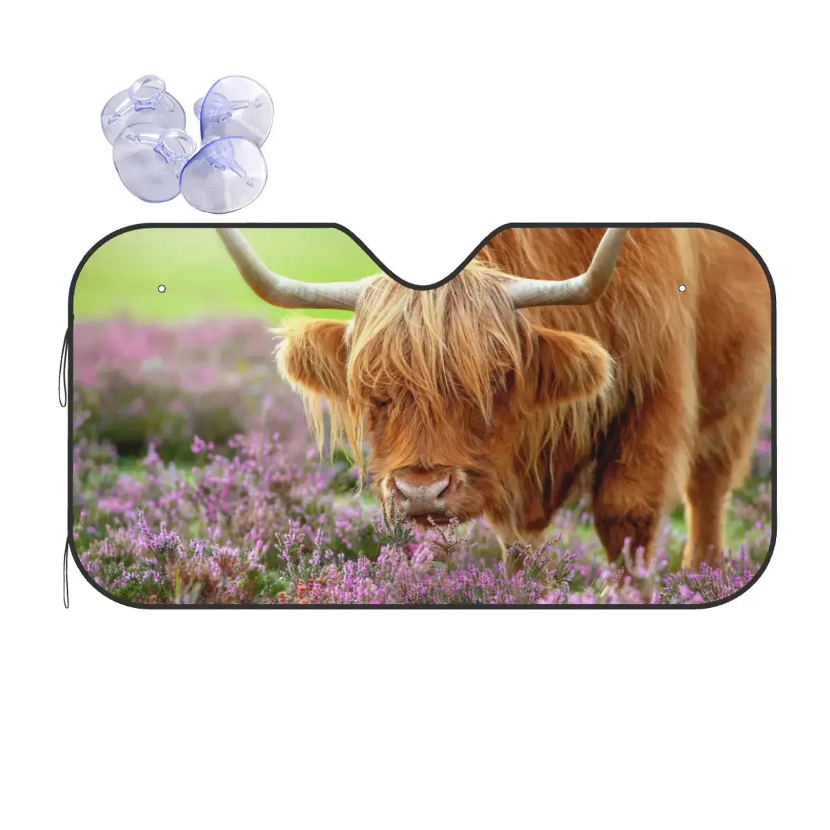 Highland Cow Flower Sunsha Лобовое стекло Животное Полиэстер Козырек переднего окна автомобиля 76x140 см Автомобиль Sunsha Стайлинг автомобиля 
Highland Cow Flower Sunsha Лобовое стекло Животное Полиэстер Козырек переднего окна автомобиля 76x140 см Автомобиль Sunsha Стайлинг автомобиля